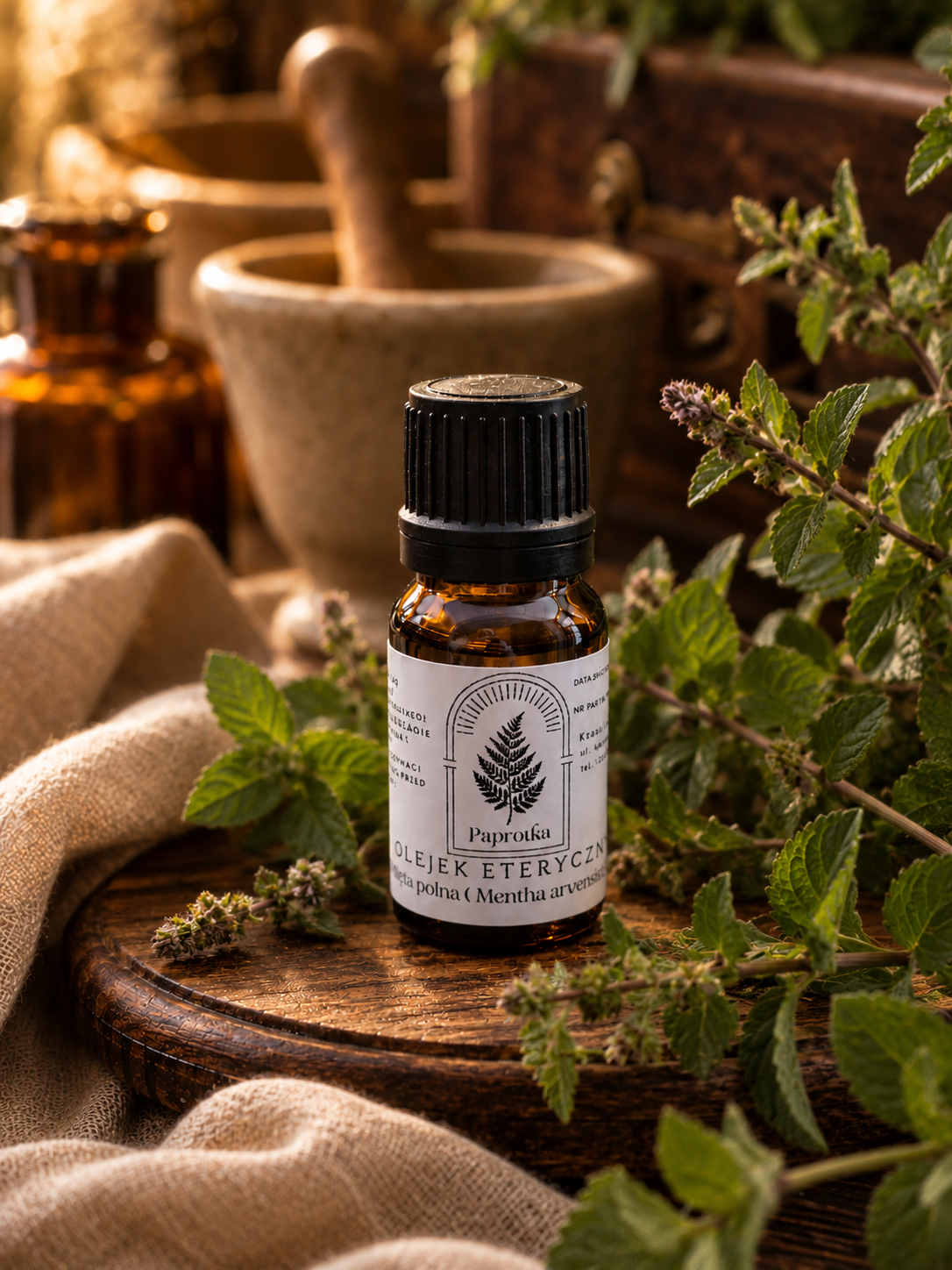 Olejek eteryczny z Mięty Polnej - naturalny olejek eteryczny 10 ml