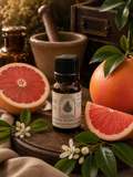 Olejek eteryczny z Grejpfruta (Citrus paradisi) 10 ml w szklanej buteleczce, Paprotka